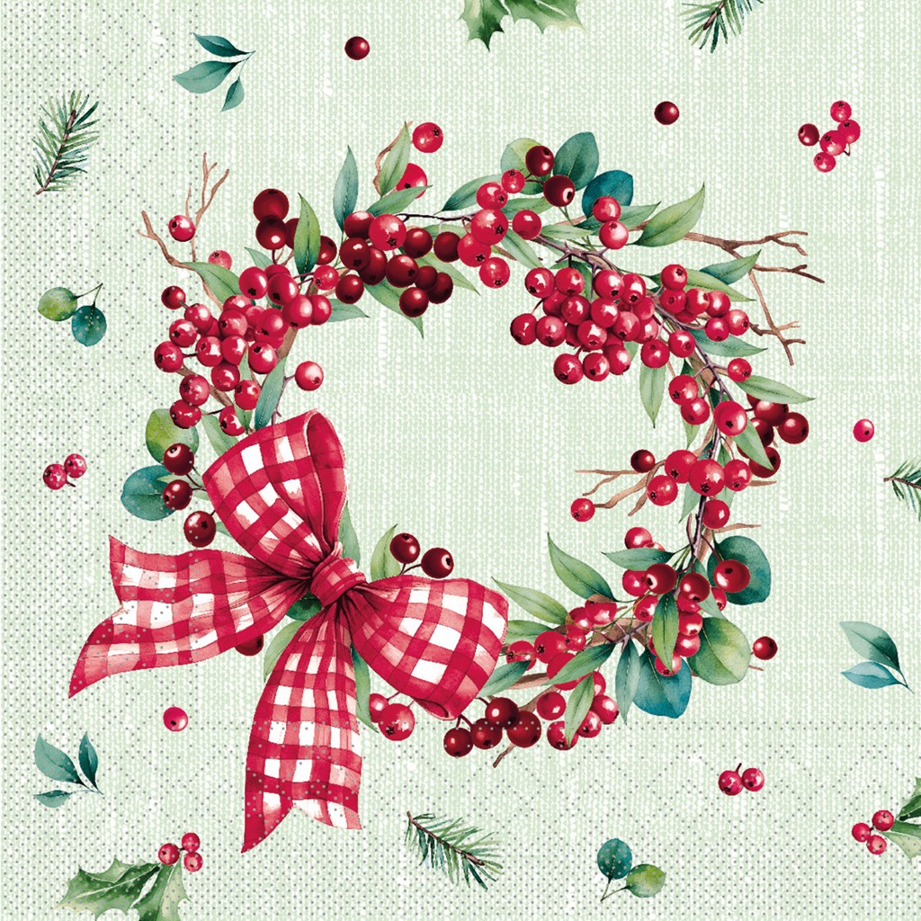 Tissue 3-lagig Serviette Nael 33 x 33 cm 1/4 Falz