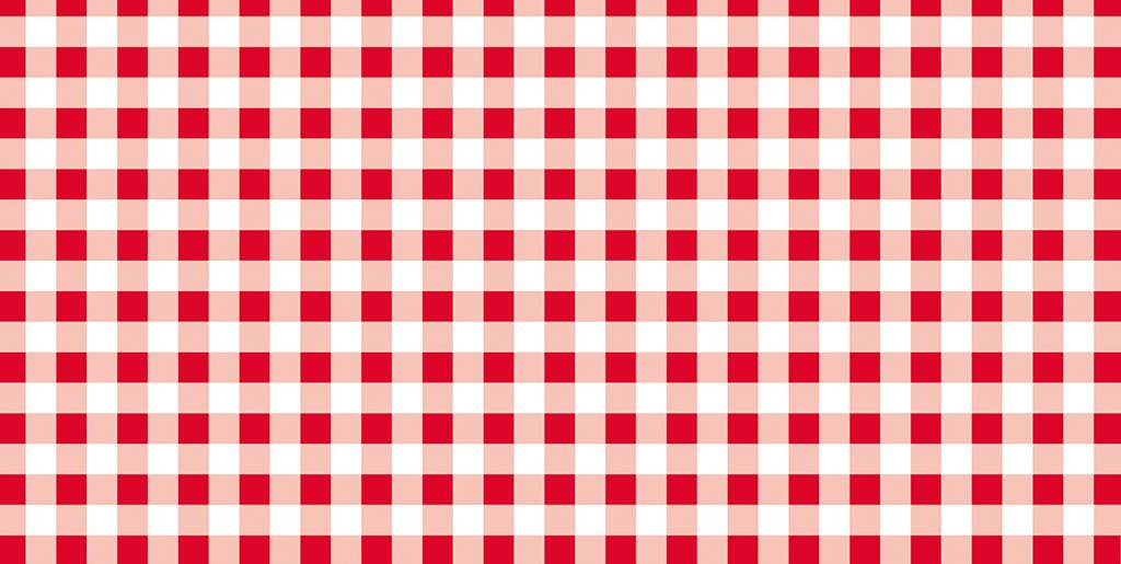 Linclass Tischläufer Karo rot 40 cm x 24 m