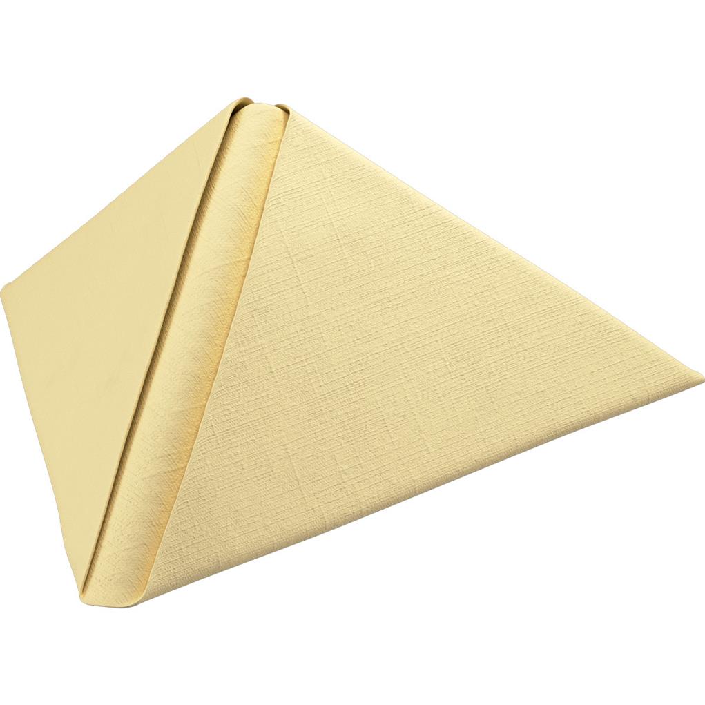 Dunilin Servietten 1/4 Falz cream, 40x40cm