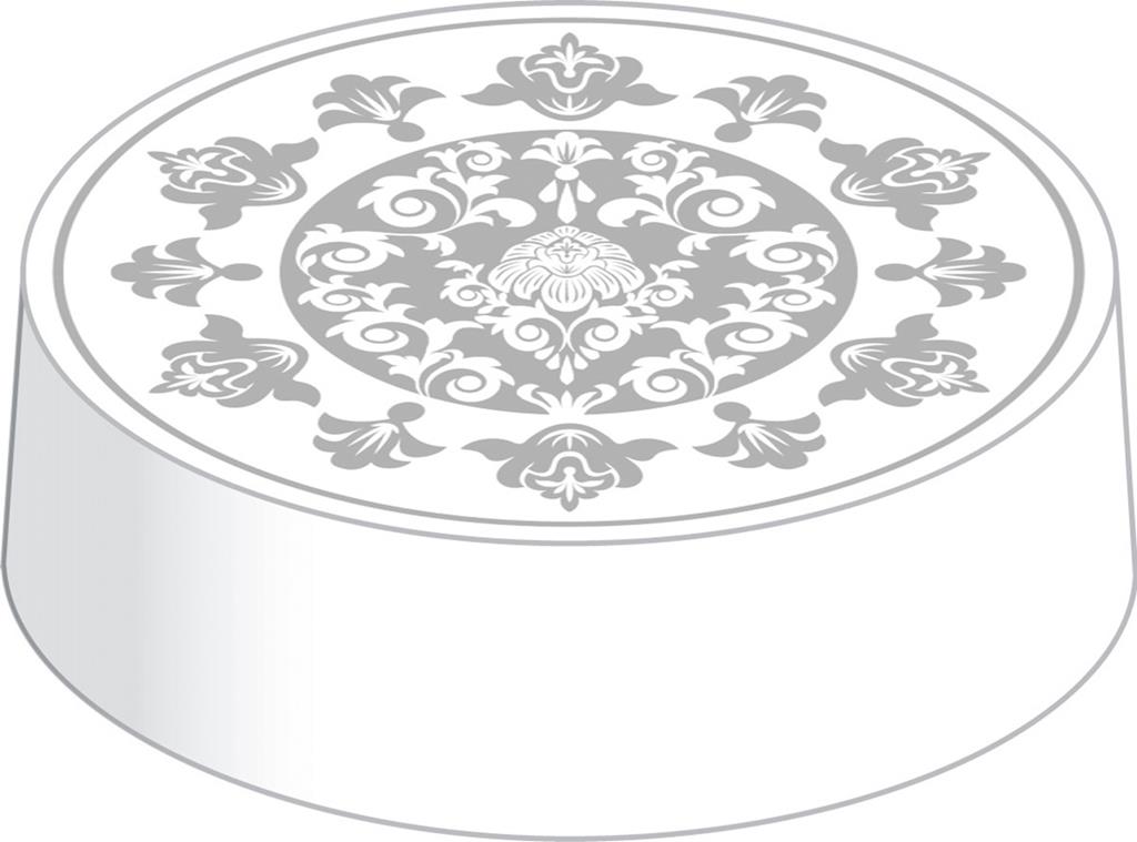 Karton Caps Pascal  silber 74mm 1x200