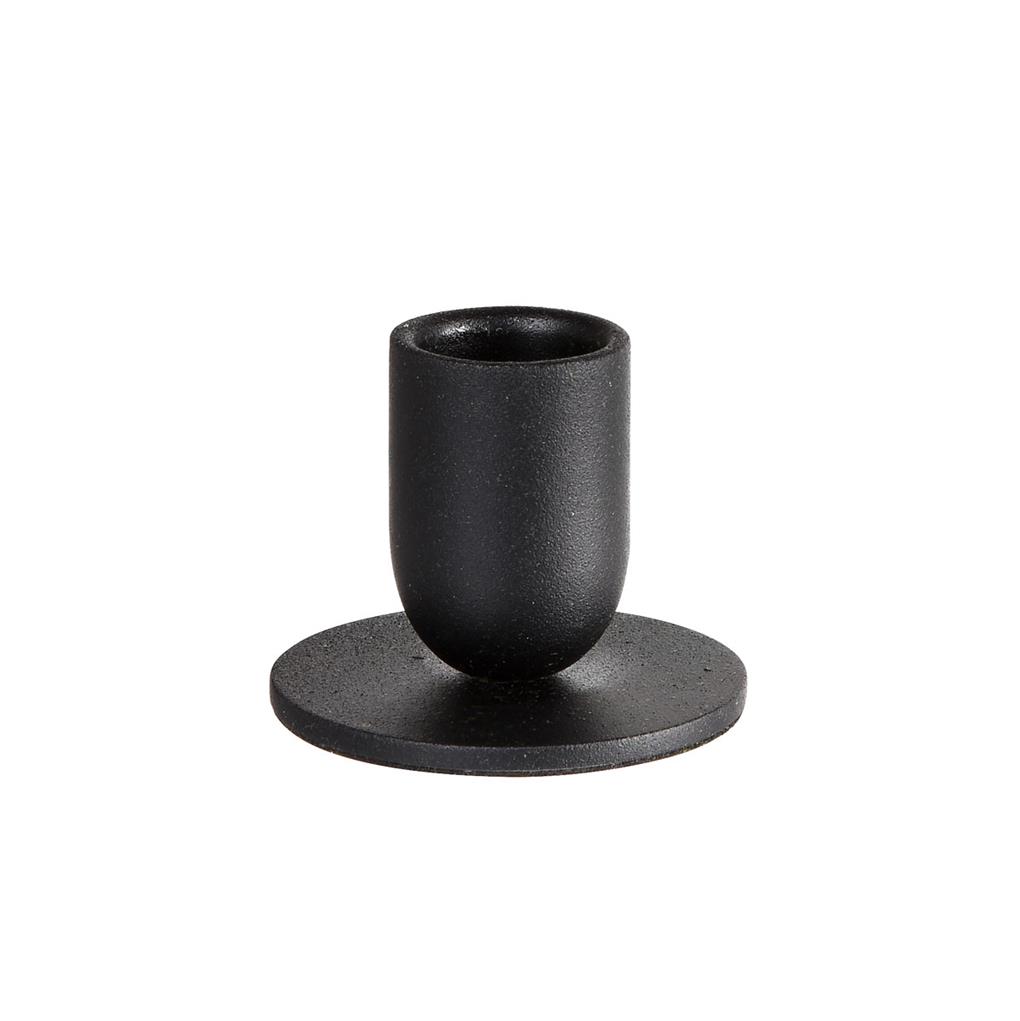 Kerzenhalter Totem 57 x 43 mm schwarz, Metall Kerzenhalter Totem 57 x 43 mm schwarz, Metall