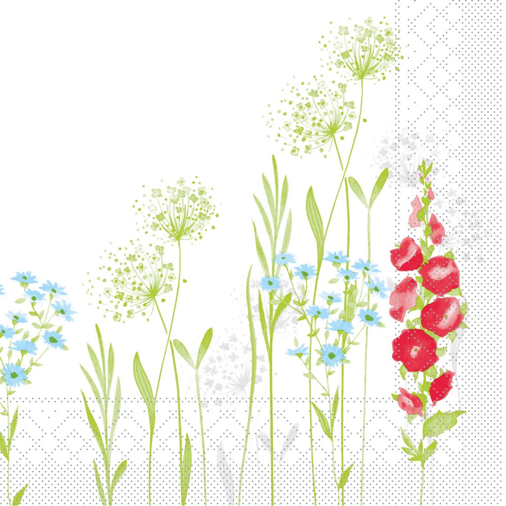 Tissue Serviette Milli 40 x 40 cm 1/4 Falz 3-lg