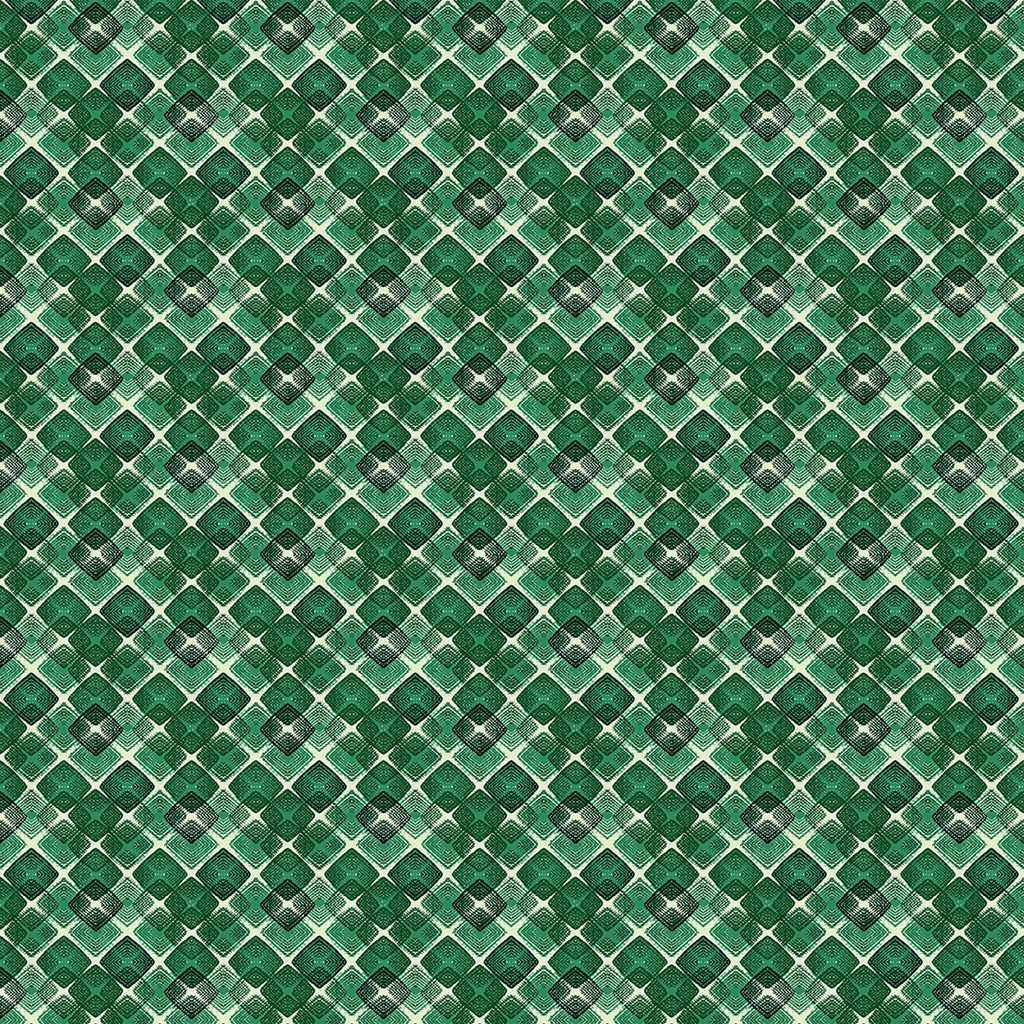 Linclass Tischdecke Logan grün 80 x 80 cm 1/8-Falz