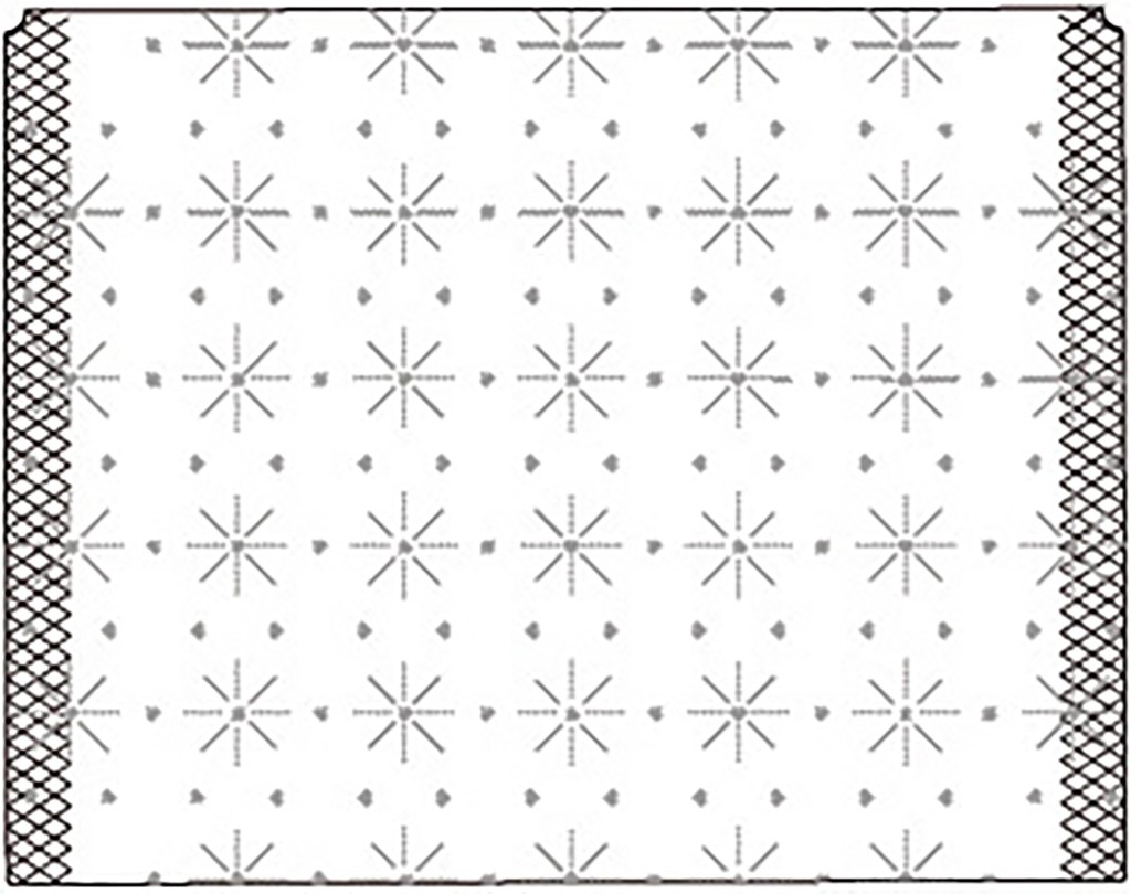 Tissue 9-lg. Eierwärmer  Basic weiss 105 x 82 mm