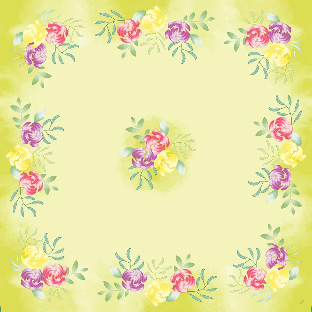 Dunicel-Mitteldecken Soft Tropics 84 x 84 cm, Dunicel-Mitteldecken Soft Tropics 84 x 84 cm,