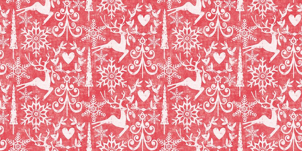 Linclass Tischläufer  Bob rot 40 cm x 24 m