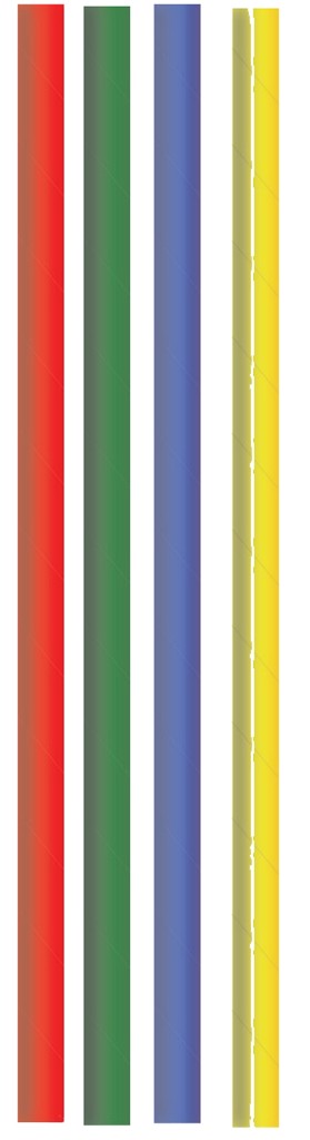 Papier  Papiertrinkhalm  Basic Mix Ø 8 mm / 250 mm