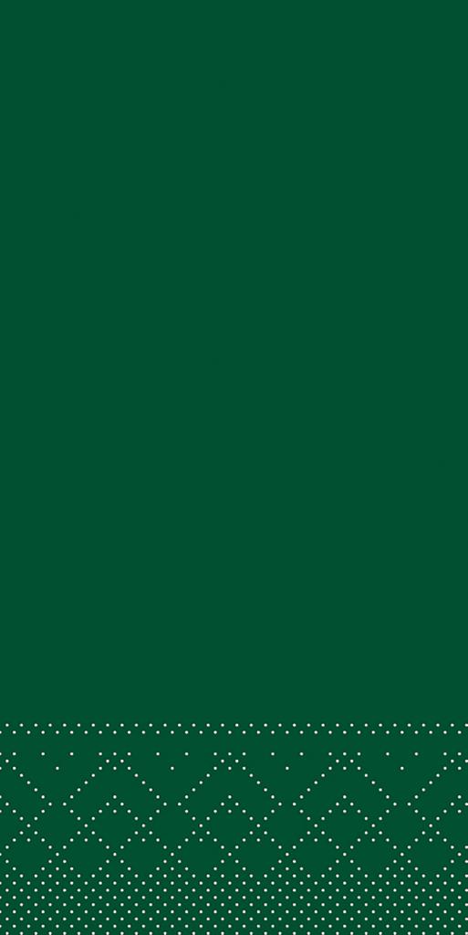 Tissue 3-lg Serviette Basic grün 33 x 33 cm 1/8 Falz