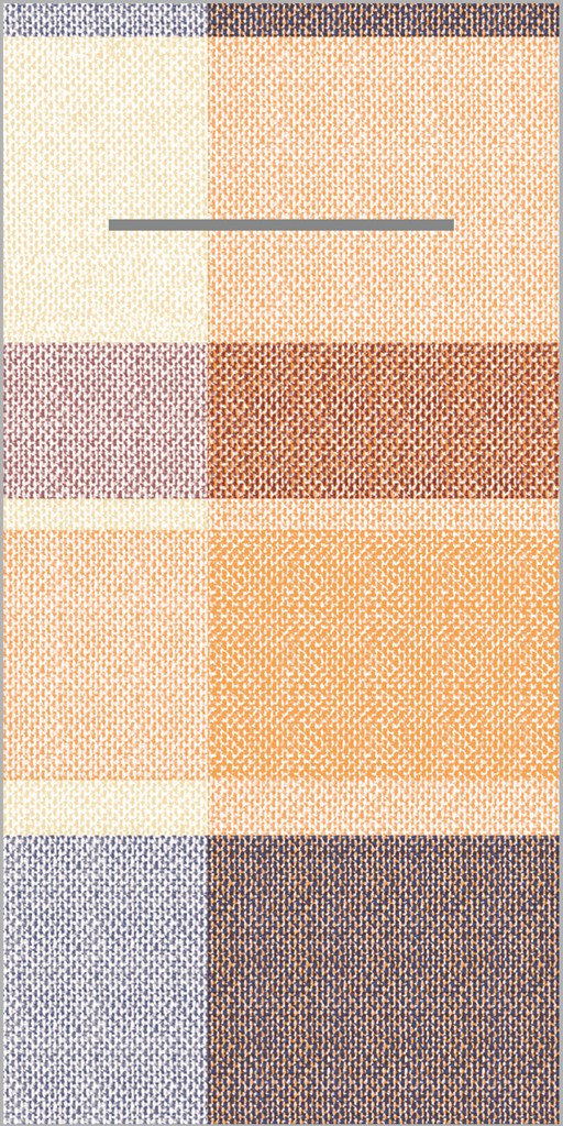 Linclass Pocket-Nap. Marc bordeaux-blau 40 x 40 cm 1/8 Falz