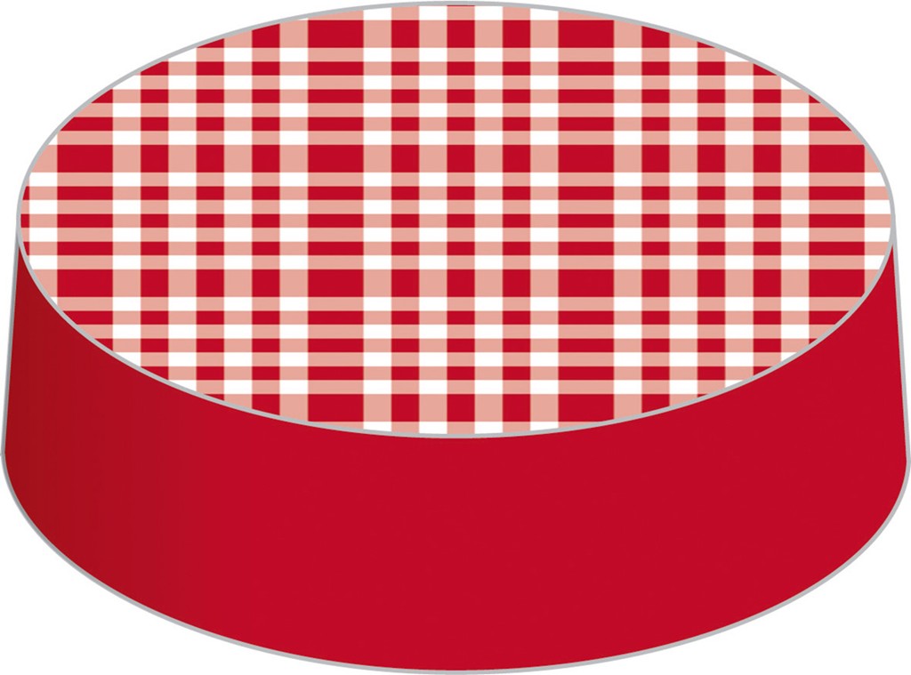 Karton  Caps Steve bordeaux 80mm