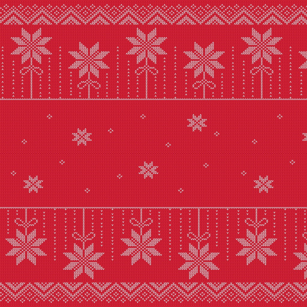 Linclass-Premium Tischdecke Mick rot-bor 80 x 80 cm 1/8-Falz