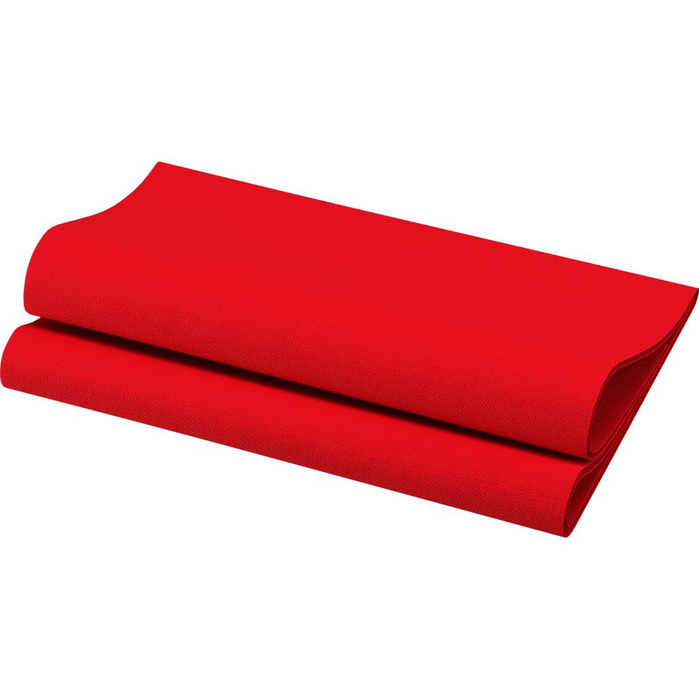 Bio-Dunisoft-Servietten 1/4 Falz rot, 40x40cm
