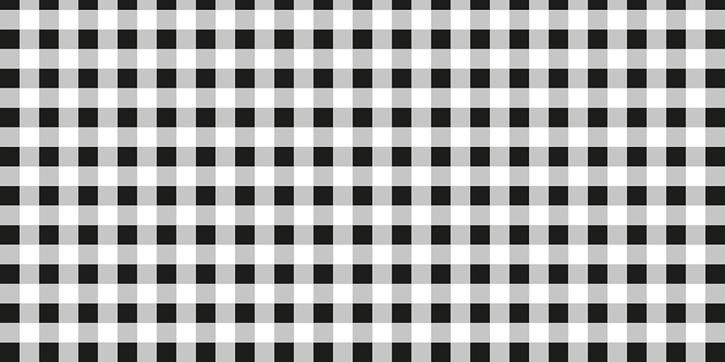 Linclass Tischläufer Karo schwarz 40 cm x 24 m