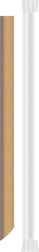 Papier Papiertrinkhalm naturbraun gehüll Ø 12 mm / 230 mm 12x100