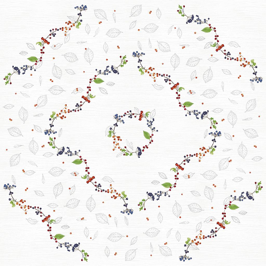 Linclass Tischdecke Brenda 80 x 80 cm 1/8-Falz