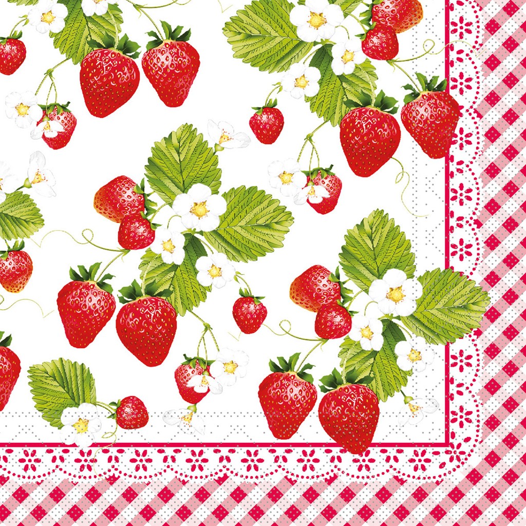 Tissue Serviette Senga 40 x 40 cm 1/4 Falz 3-lg