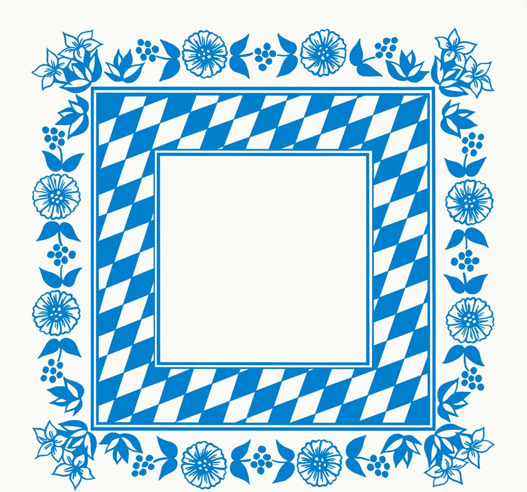 Mitteldecken Dunicel Bayernraute, 84 x 84cm, 5x20 Stück/Karto