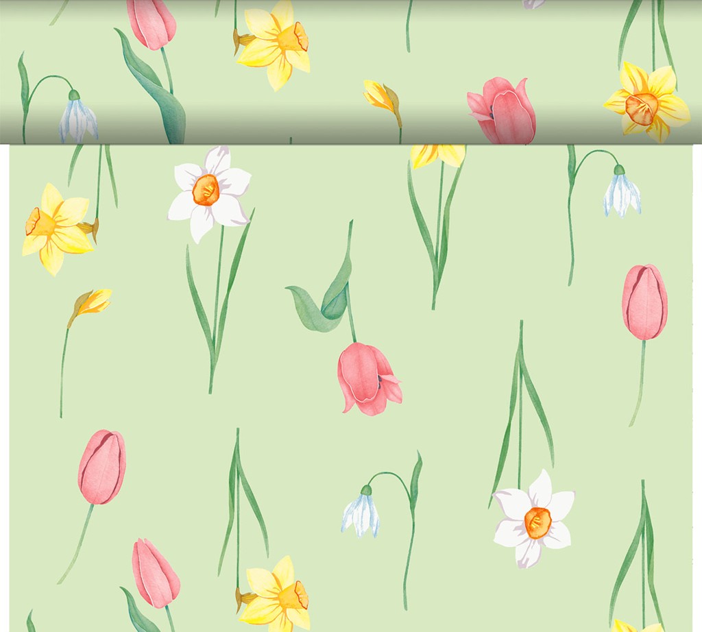 Tischläufer Tête-à-Tête Spring Melody Bio Dunicel 24 m x 0,4 m (20 Abschnitte)