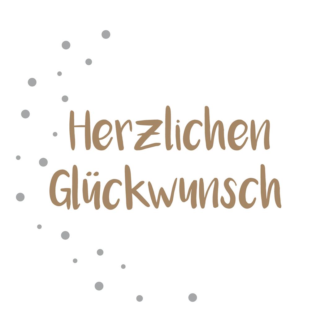 Filzpappe Bierdeckel Happy Birthday 107 mm