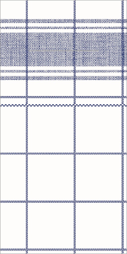 Linclass Pocket-Nap. Nadeem blau 40 x 40 cm 1/8 Falz