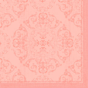 Dunilin-Servietten Opulent Mellow Rose 40 x 40 cm,  1/4 Falz