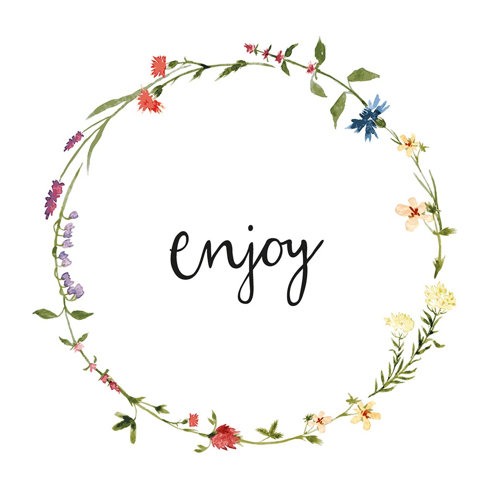 Linclass Serviette Kalina 33 x 33 cm 1/4 Falz