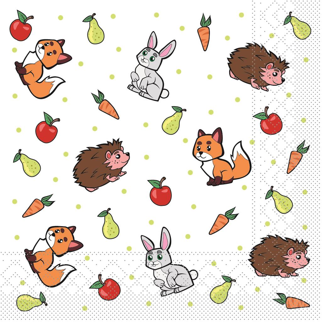 Tissue 3-lg Serviette Polly 33 x 33 cm 1/4 Falz