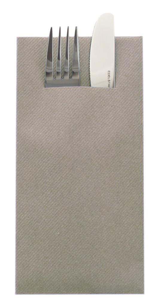 Linclass-Premium Pocket-Napkins Basic be 40 x 40 cm 1/8 Falz