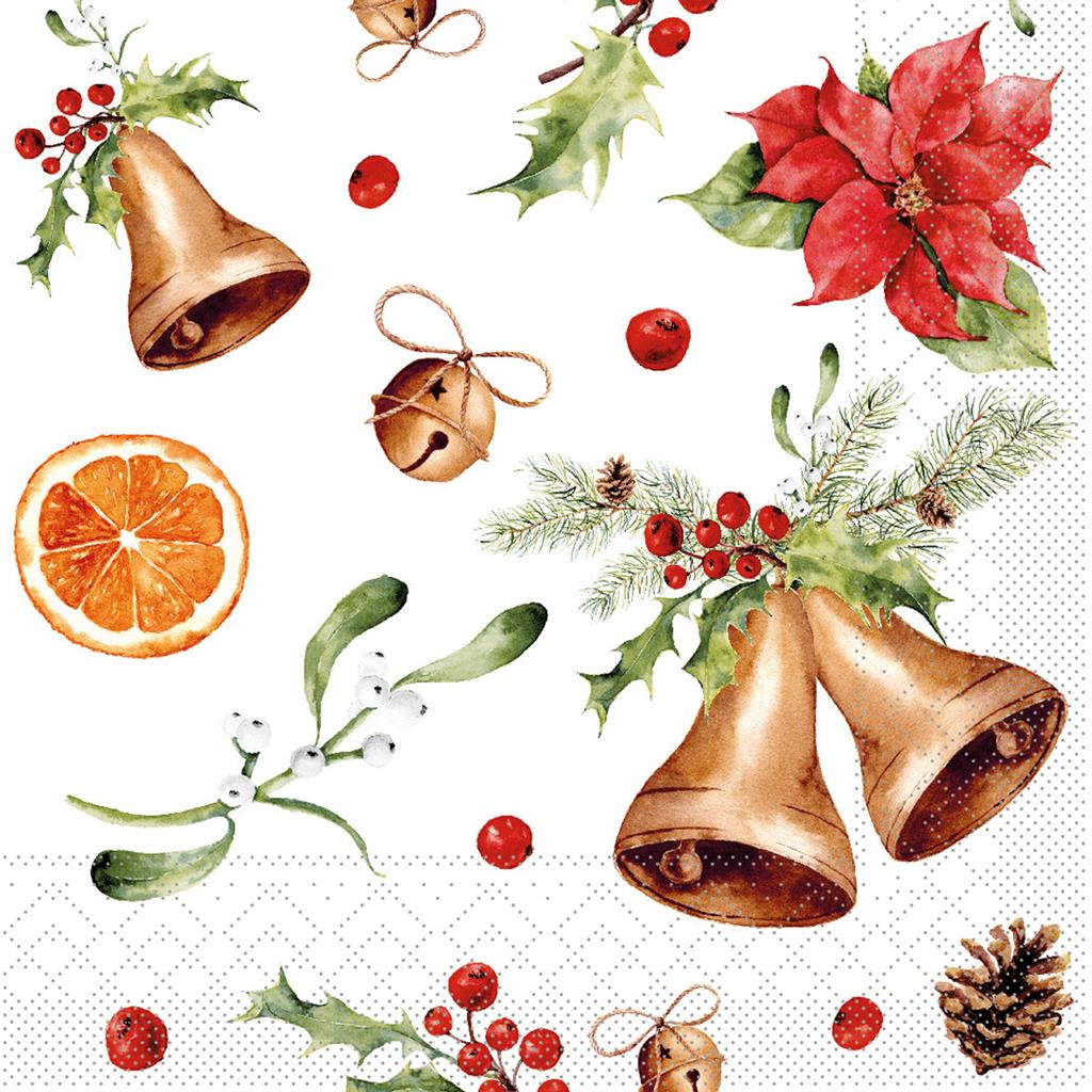 Tissue 3-lg Serviette  Marianne 33 x 33 cm 1/4 Falz