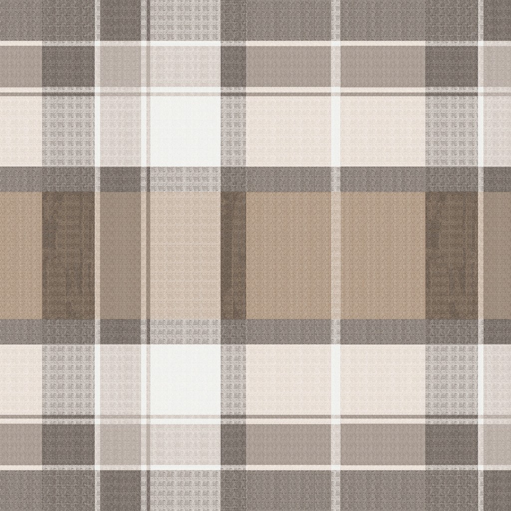 Linclass Tischdecke Marc braun-schwarz 80 x 80 cm 1/8-Falz