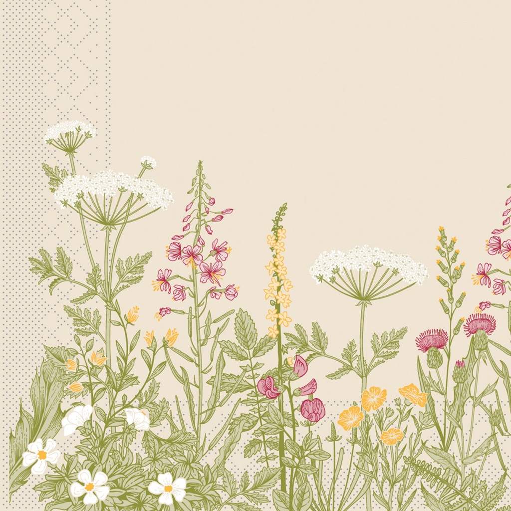 Tissue Serviette Aurelia 33 x 33 cm 1/4 Falz 3-lg