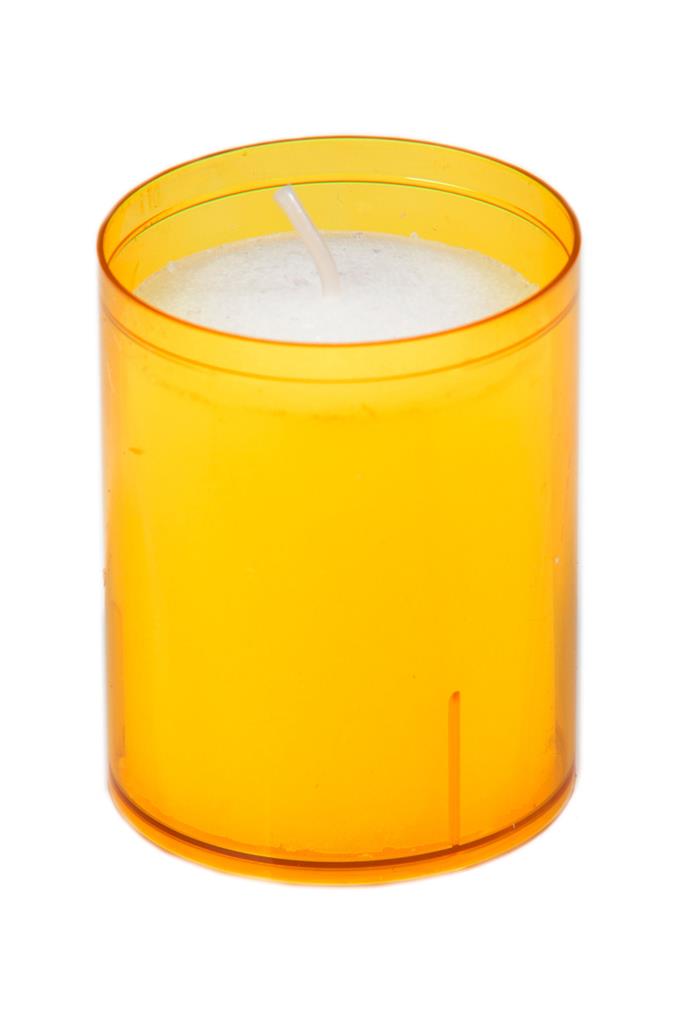 24 Stunden Refill Cups orange 63 mm