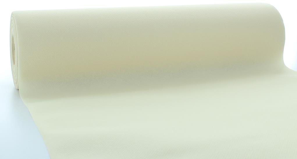 Linclass-Premium Tischläufer Basic creme 40 cm x 24 m