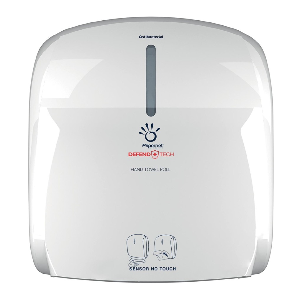 Sensor Handtuchrollenspender Defend Tech Technologie,  weiss