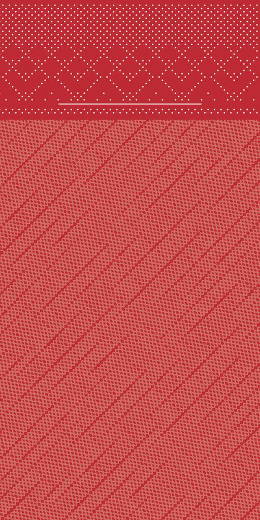 Deluxe Pocket-Nap. Basic rot 40 x 40 cm 1/8 Falz
