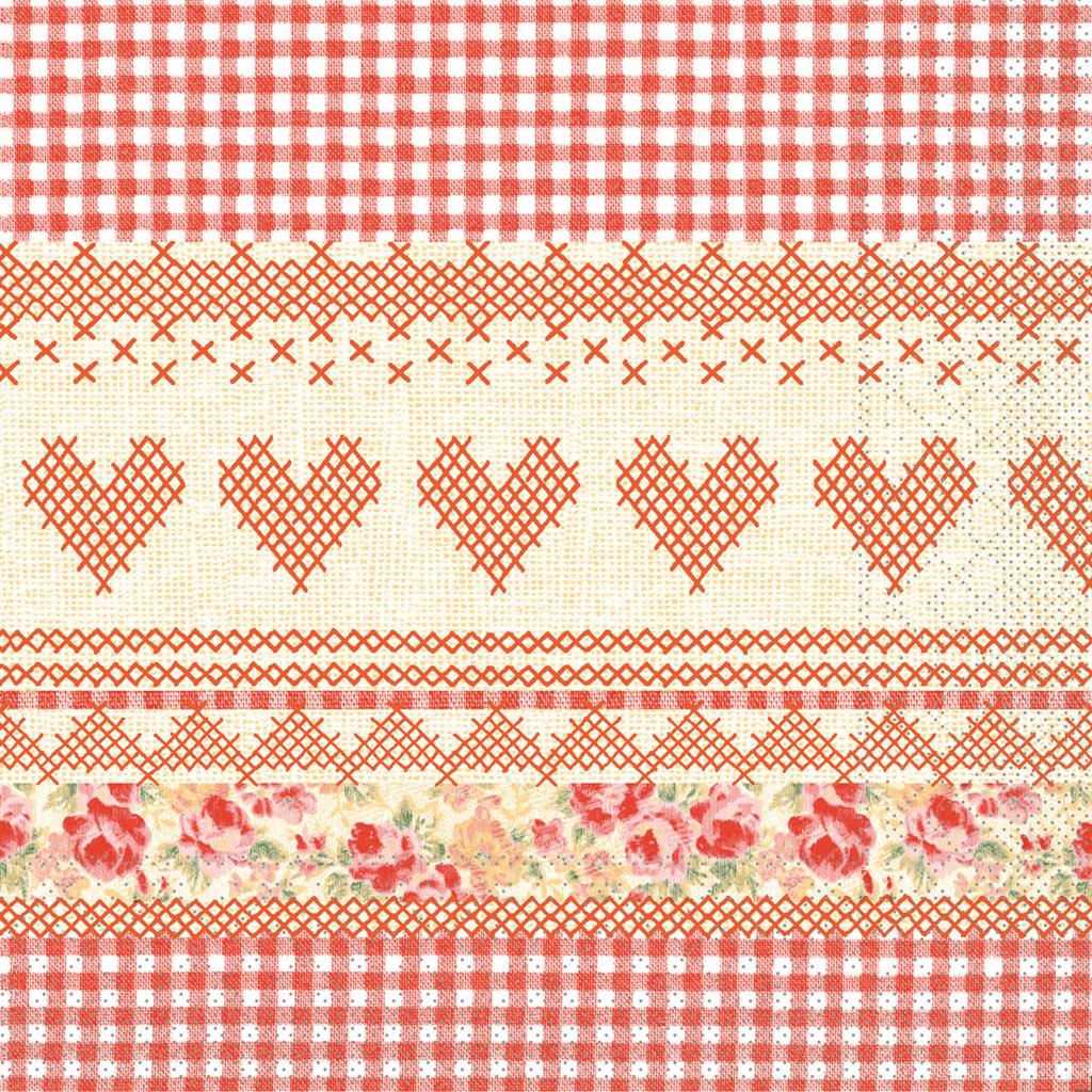 Tissue 3-lg Serviette Mathilda 40 x 40 cm 1/4 Falz