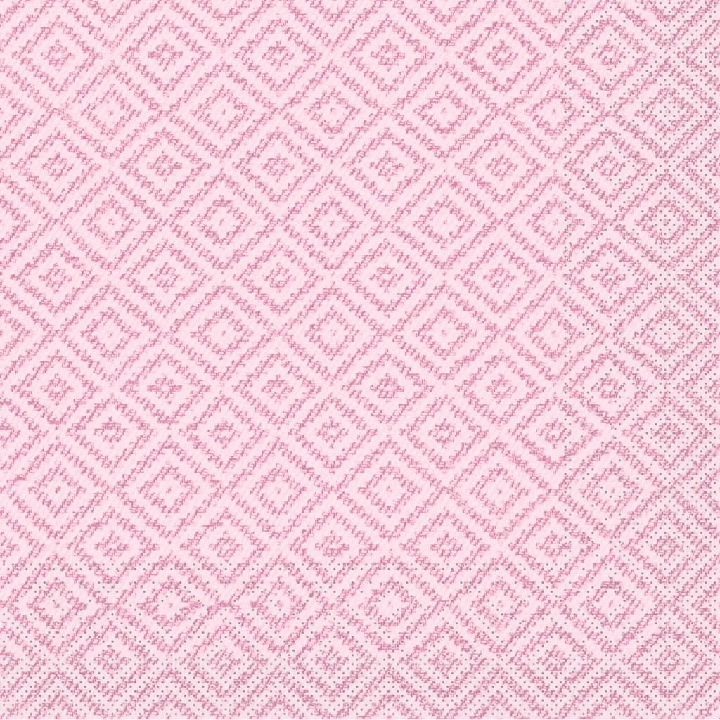 Tissue Serviette Lagos Base hellbeere 33 x 33 cm 1/4 Falz 3-lg.