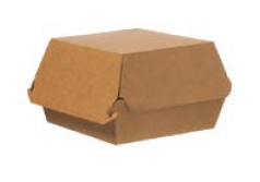 Hamburger-Box L GreenLine 115 x 115 x 90 mm Wellpappe