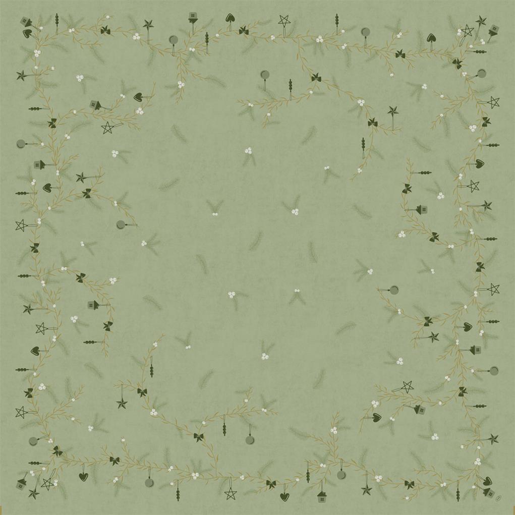 Mitteldecken Dunicel Noel Pistachio 84 x 84cm Mitteldecken Dunicel Noel Pistachio 84 x 84cm