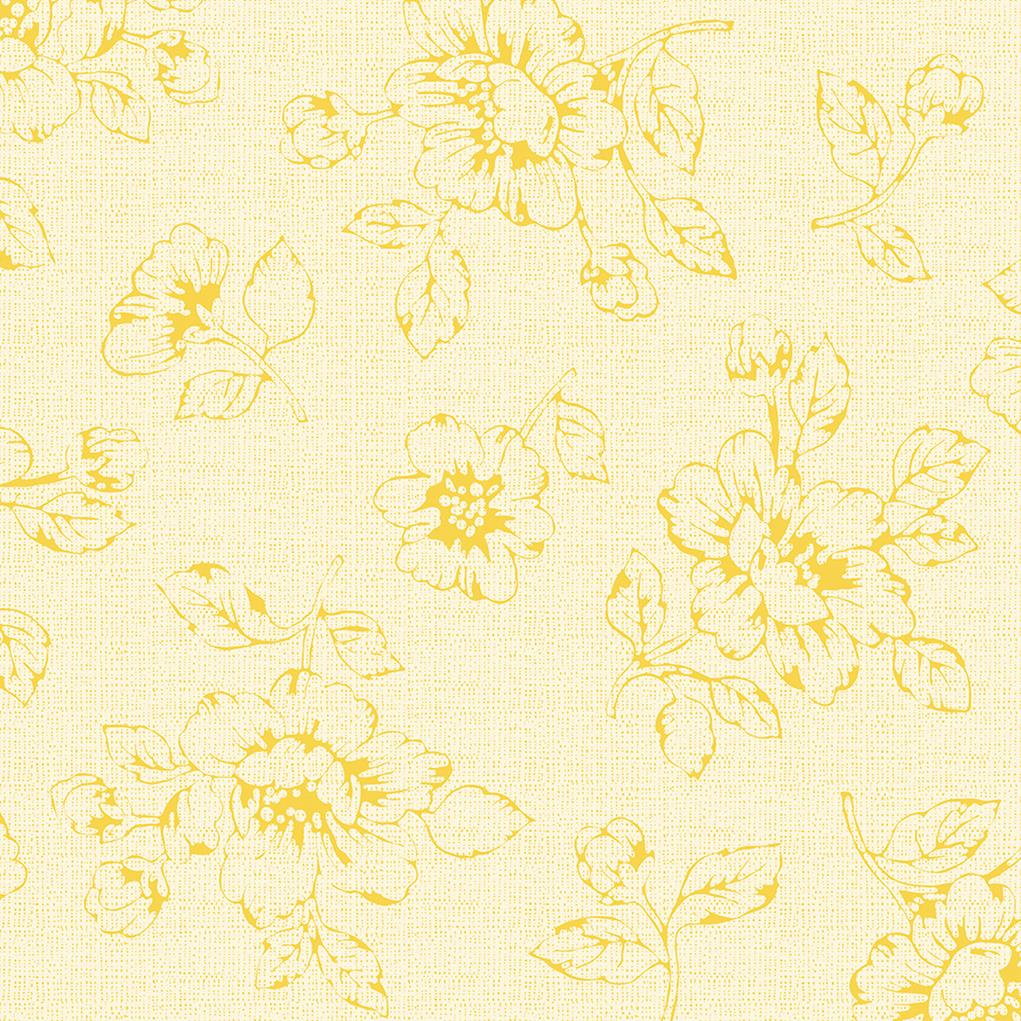 Spanlin-bio Serviette Rita creme-gelb 40 x 40 cm 1/4 Falz