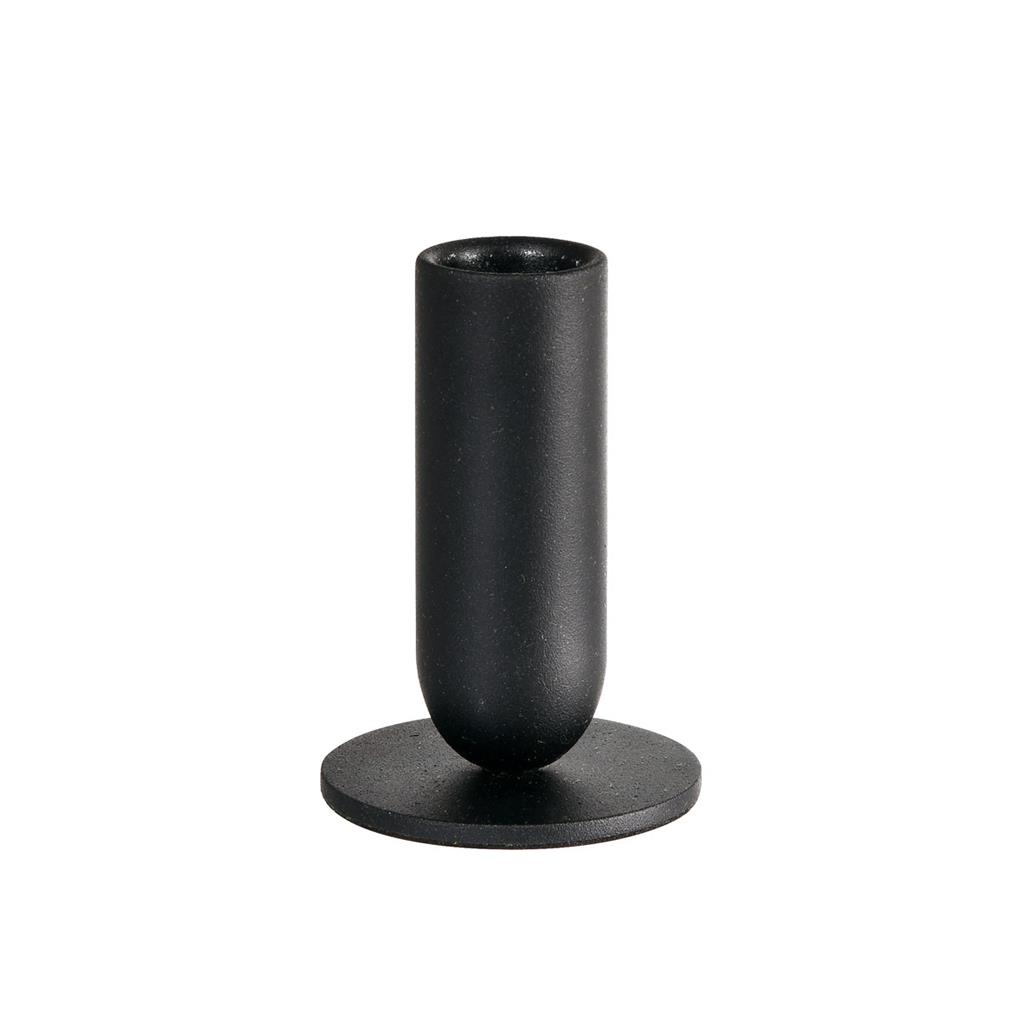 Kerzenhalter Totem 57 x 80 mm schwarz, Metall Kerzenhalter Totem 57 x 80 mm schwarz, Metall