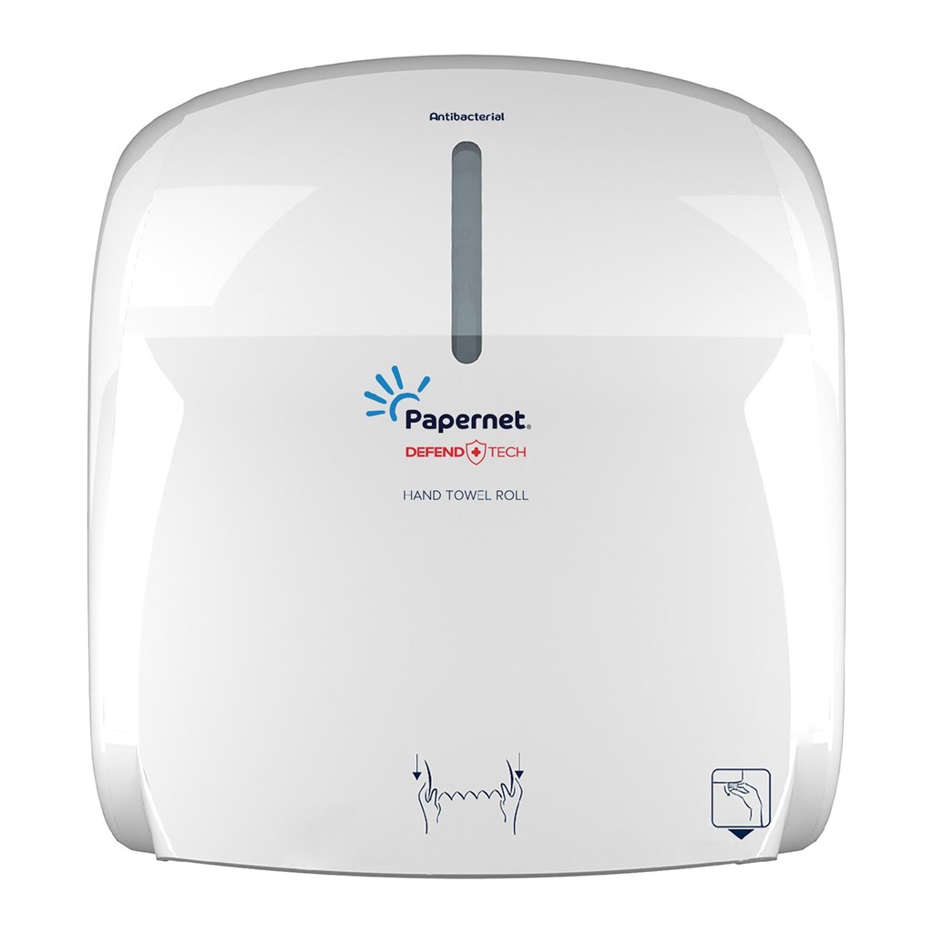 Autocut Handtuchrollenspender Defend Tech Technologie, weiss