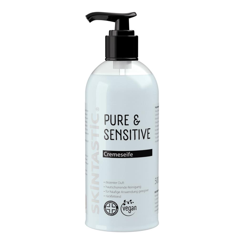 Cremeseife "Sensitive", 500ml im Pumpspender Cremeseife "Sensitive", 500ml im Pumpspender