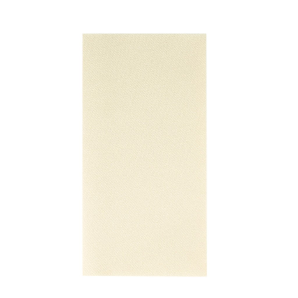 Linclass Serviette Basic creme 48 x 48 cm 1/8 Falz