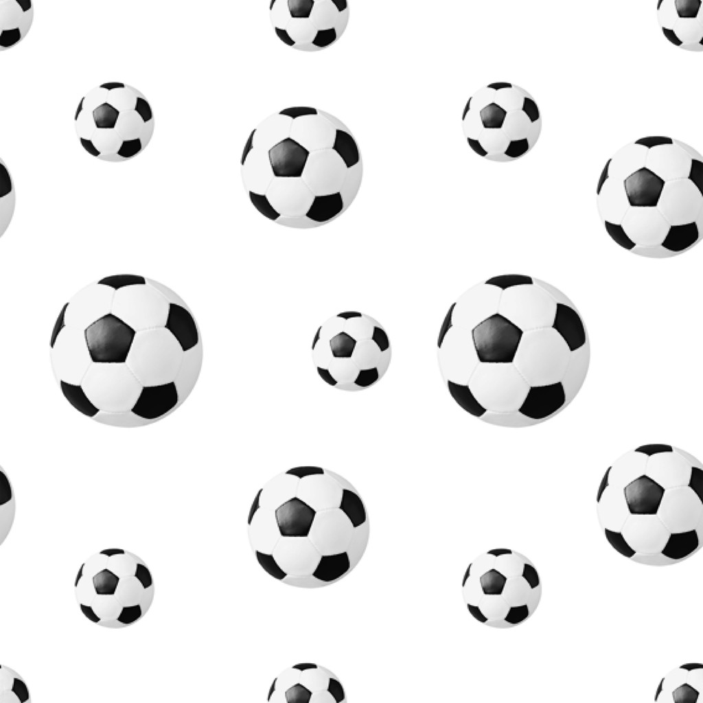 Linclass Tischdecke Fussball 80 x 80 cm 1/8-Falz