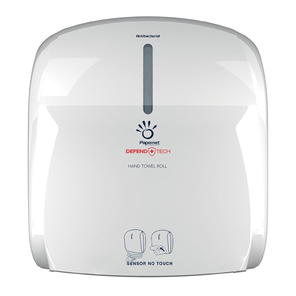 Sensor Handtuchrollenspender Defend Tech Technologie,  weiss