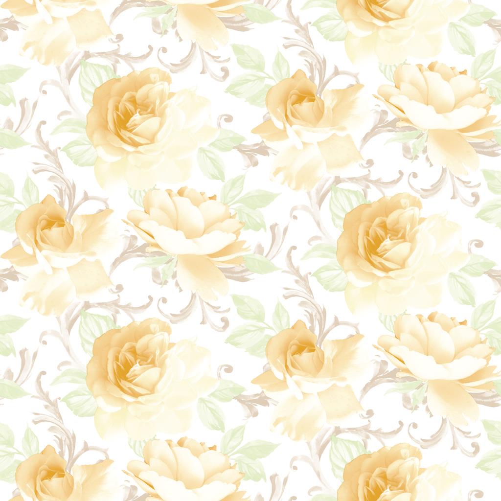 Linclass Tischdecke Rosalie gelb 80 x 80 cm 1/8-Falz