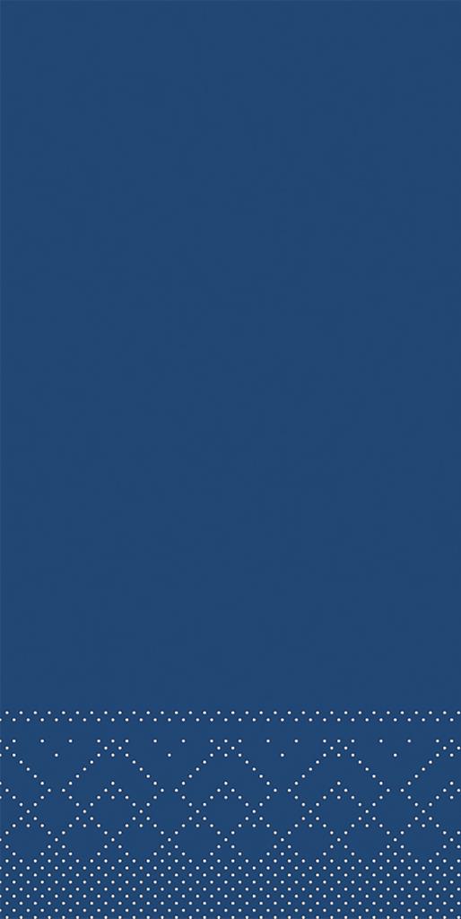 Tissue 3-lg Serviette Basic blau 33 x 33 cm 1/8 Falz