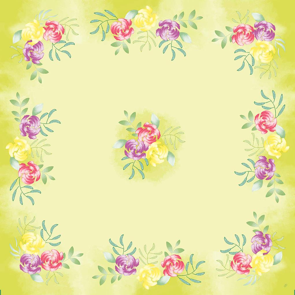 Dunicel-Mitteldecken Soft Tropics 84 x 84 cm, Dunicel-Mitteldecken Soft Tropics 84 x 84 cm,