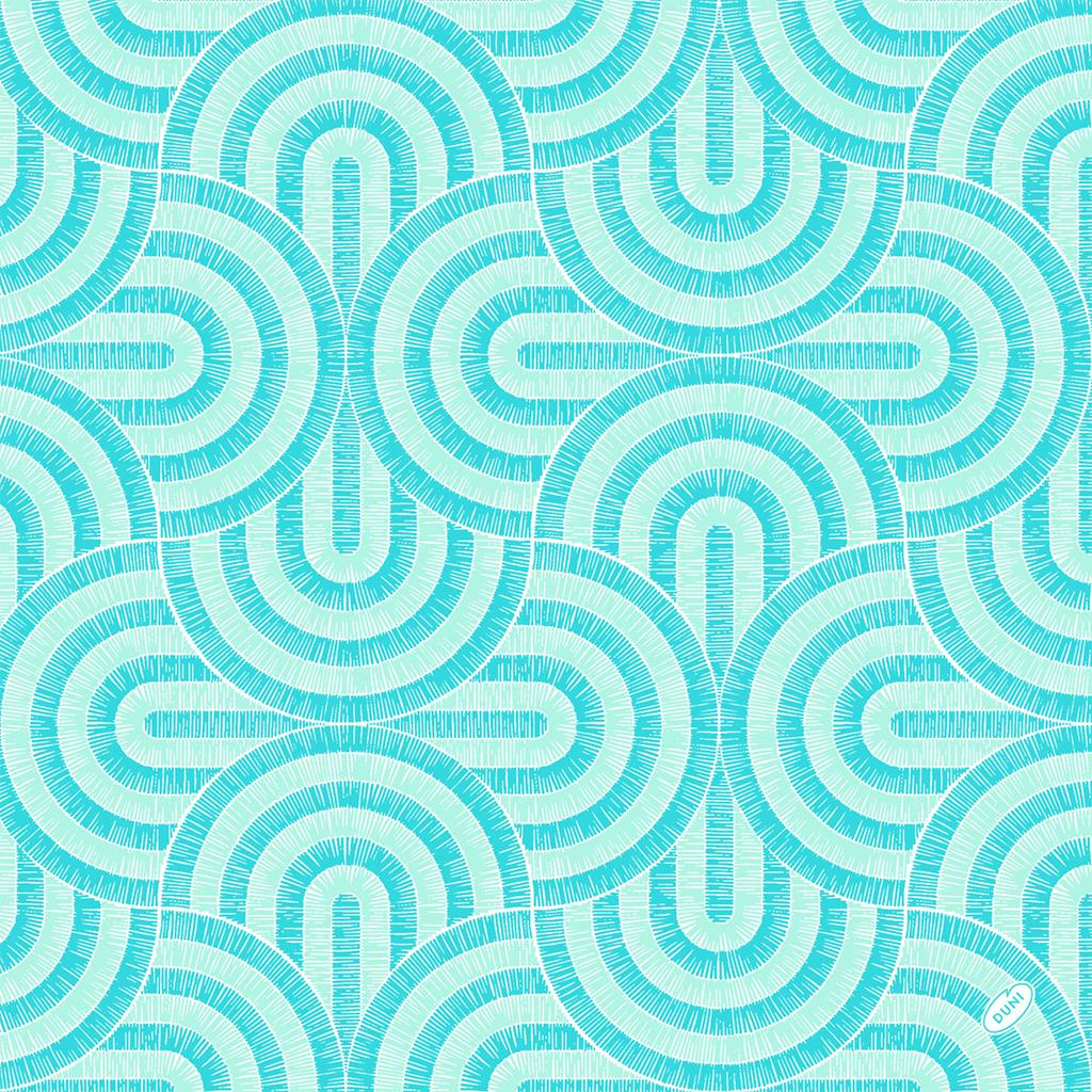 Dunisoft-Servietten Breeze Mint Blue 40 x 40 cm,  1/4 Falz